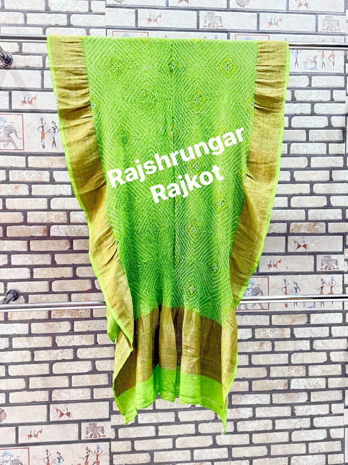 rai bandhej duppata in pure georgette rai bandhej duppata in pure georgette