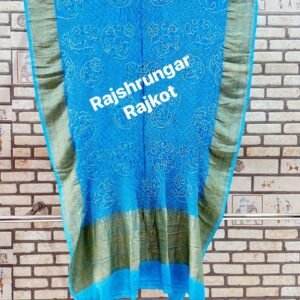 rai bandhej duppata in pure georgette