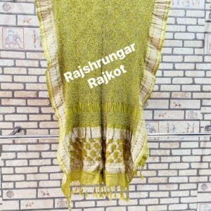 rai bandhej duppata in pure georgette