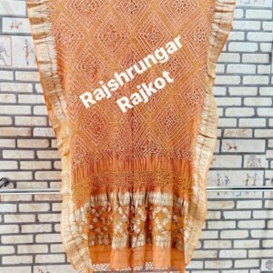 rai bandhej duppata in pure georgette