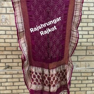 rai bandhej duppata in pure georgette