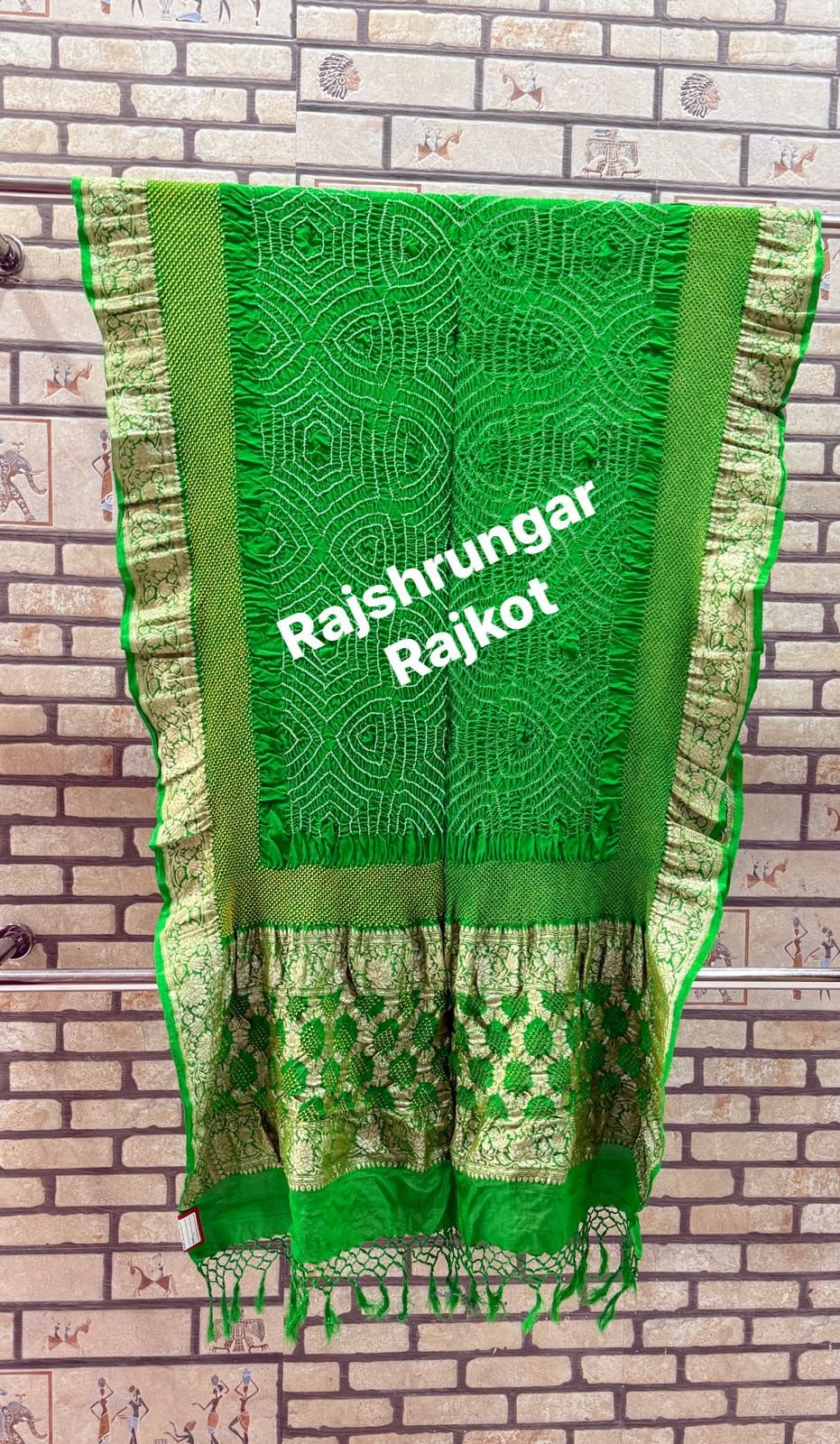 rai bandhej duppata in pure georgette rai bandhej duppata in pure georgette