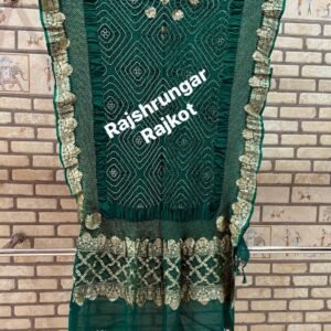 rai bandhej duppata in pure georgette