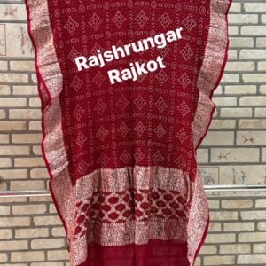 rai bandhej duppata in pure georgette