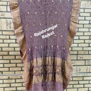 rai bandhej duppata in pure georgette
