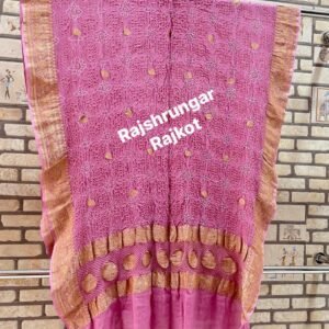 rai bandhej duppata in pure georgette