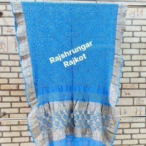 rai bandhej duppata in pure georgette