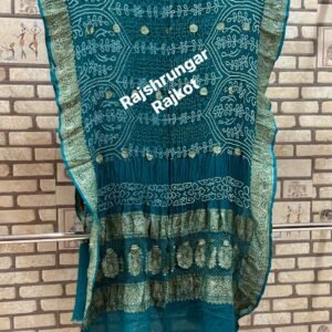 rai bandhej duppata in pure georgette