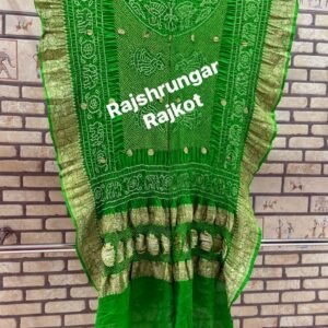 rai bandhej duppata in pure georgette