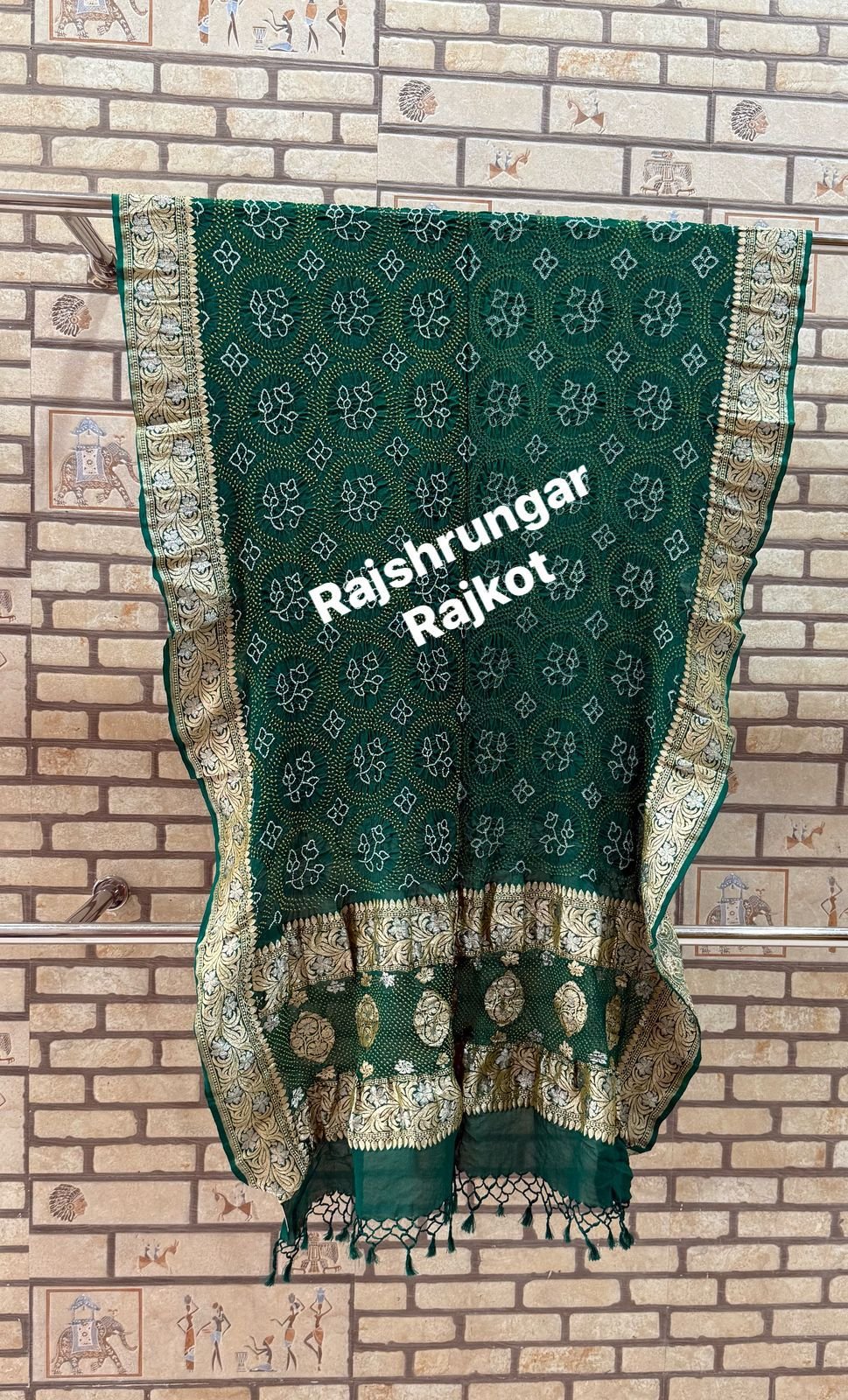 rai bandhej duppata in pure georgette rai bandhej duppata in pure georgette