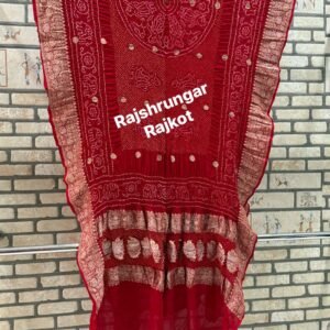 rai bandhej duppata in pure georgette
