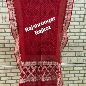 rai bandhej duppata in pure georgette