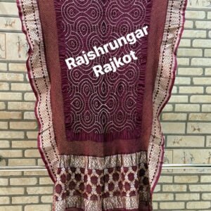 rai bandhej duppata in pure georgette