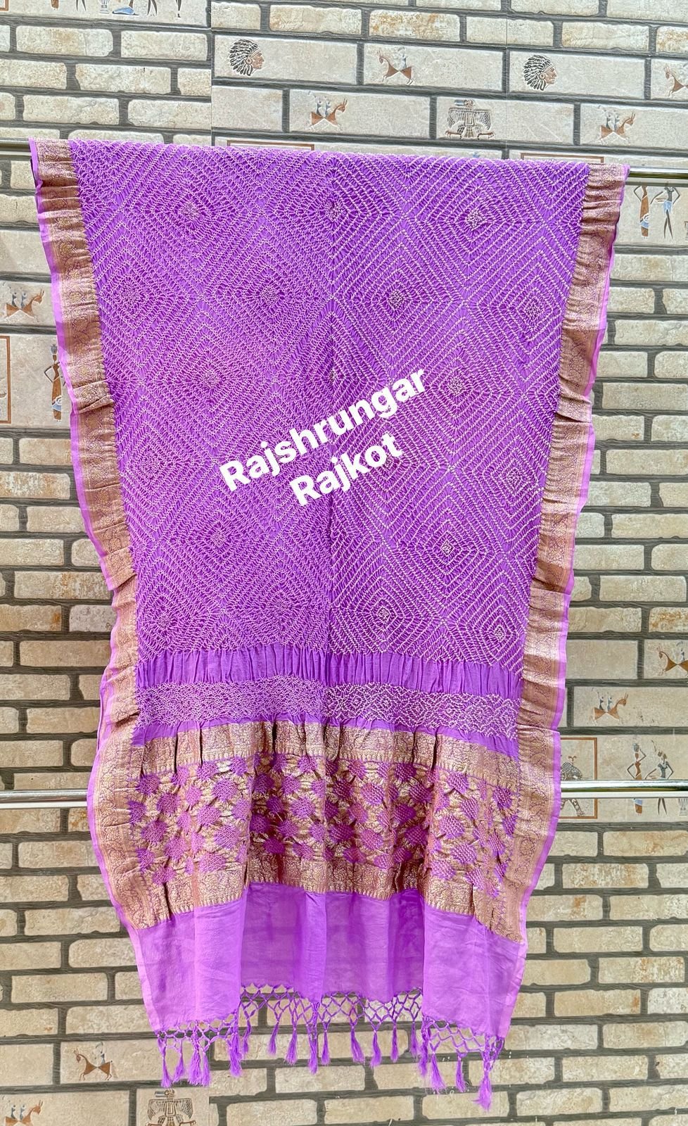 rai bandhej duppata in pure georgette rai bandhej duppata in pure georgette