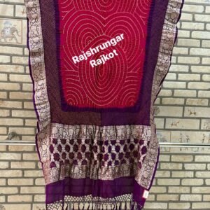 rai bandhej duppata in pure georgette