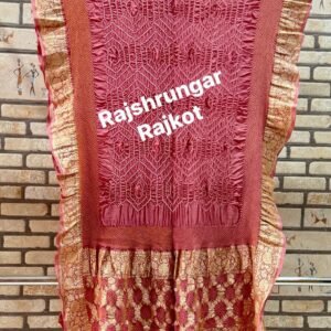 rai bandhej duppata in pure georgette