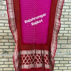 rai bandhej duppata in pure georgette