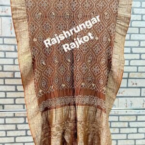 rai bandhej duppata in pure georgette