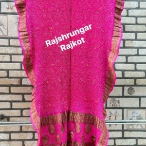 rai bandhej duppata in pure georgette