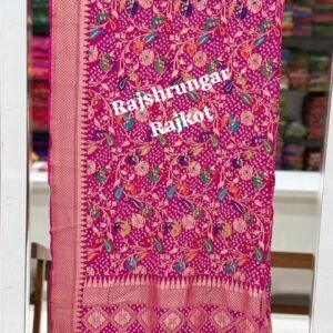 Home minakari duppata in pure georgette