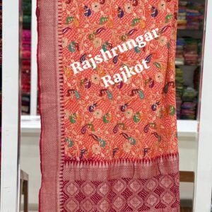 Home minakari duppata in pure georgette