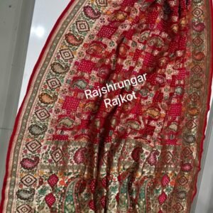 Home minakari duppata in pure georgette