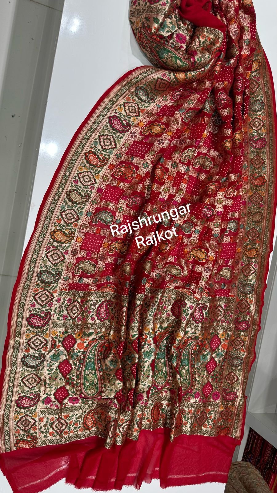 minakari duppata in pure georgette minakari duppata in pure georgette