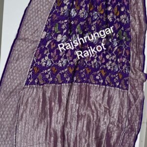 Home minakari duppata in pure georgette