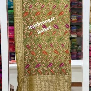 Home minakari duppata in pure georgette