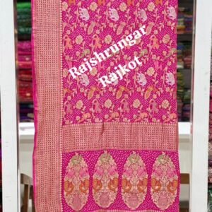 Home minakari duppata in pure georgette