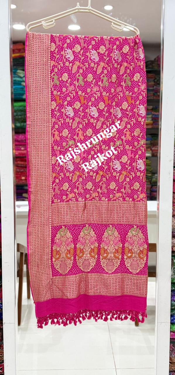minakari duppata in pure georgette minakari duppata in pure georgette