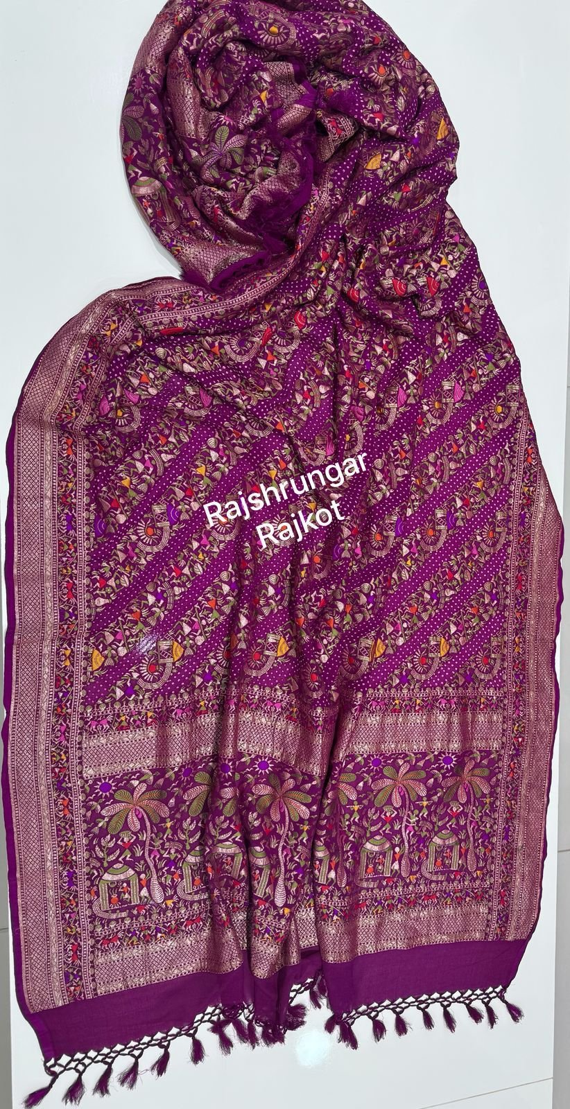 minakari duppata in pure georgette minakari duppata in pure georgette