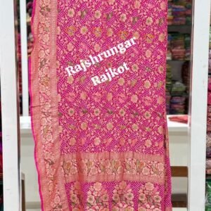 Home minakari duppata in pure georgette