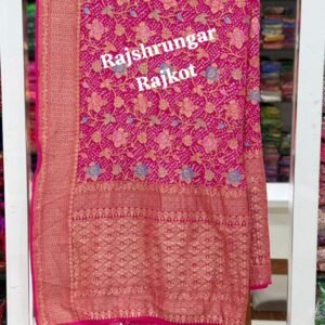 Home minakari duppata in pure georgette