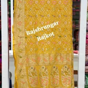 Home minakari duppata in pure georgette