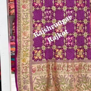 Home minakari duppata in pure georgette