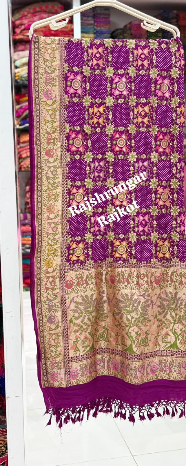 minakari duppata in pure georgette minakari duppata in pure georgette