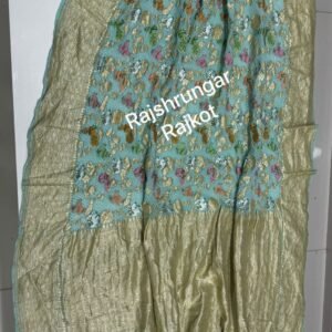 Home minakari duppata in pure georgette