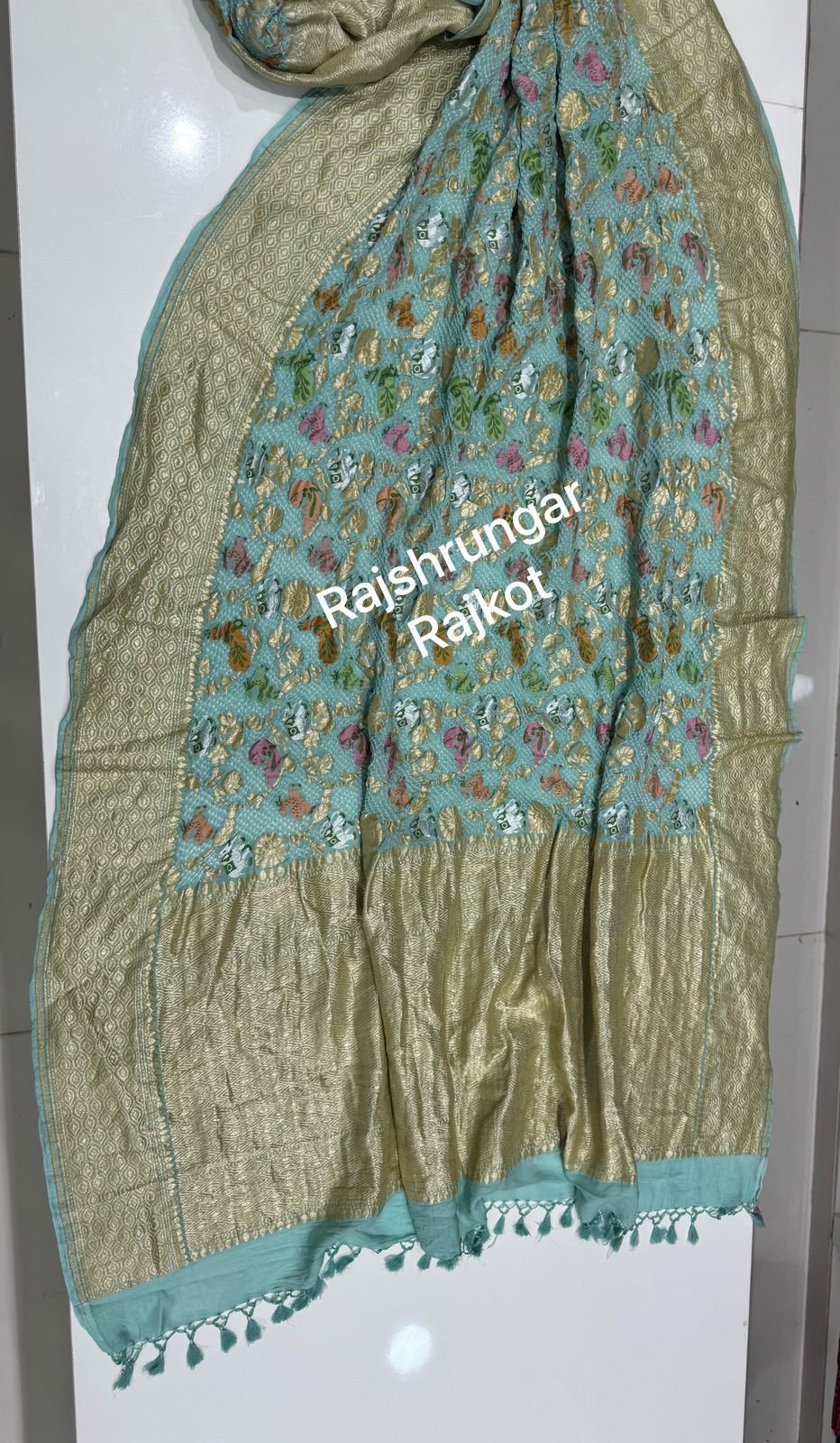 minakari duppata in pure georgette minakari duppata in pure georgette