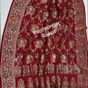 Home minakari duppata in pure georgette