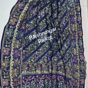 Home minakari duppata in pure georgette