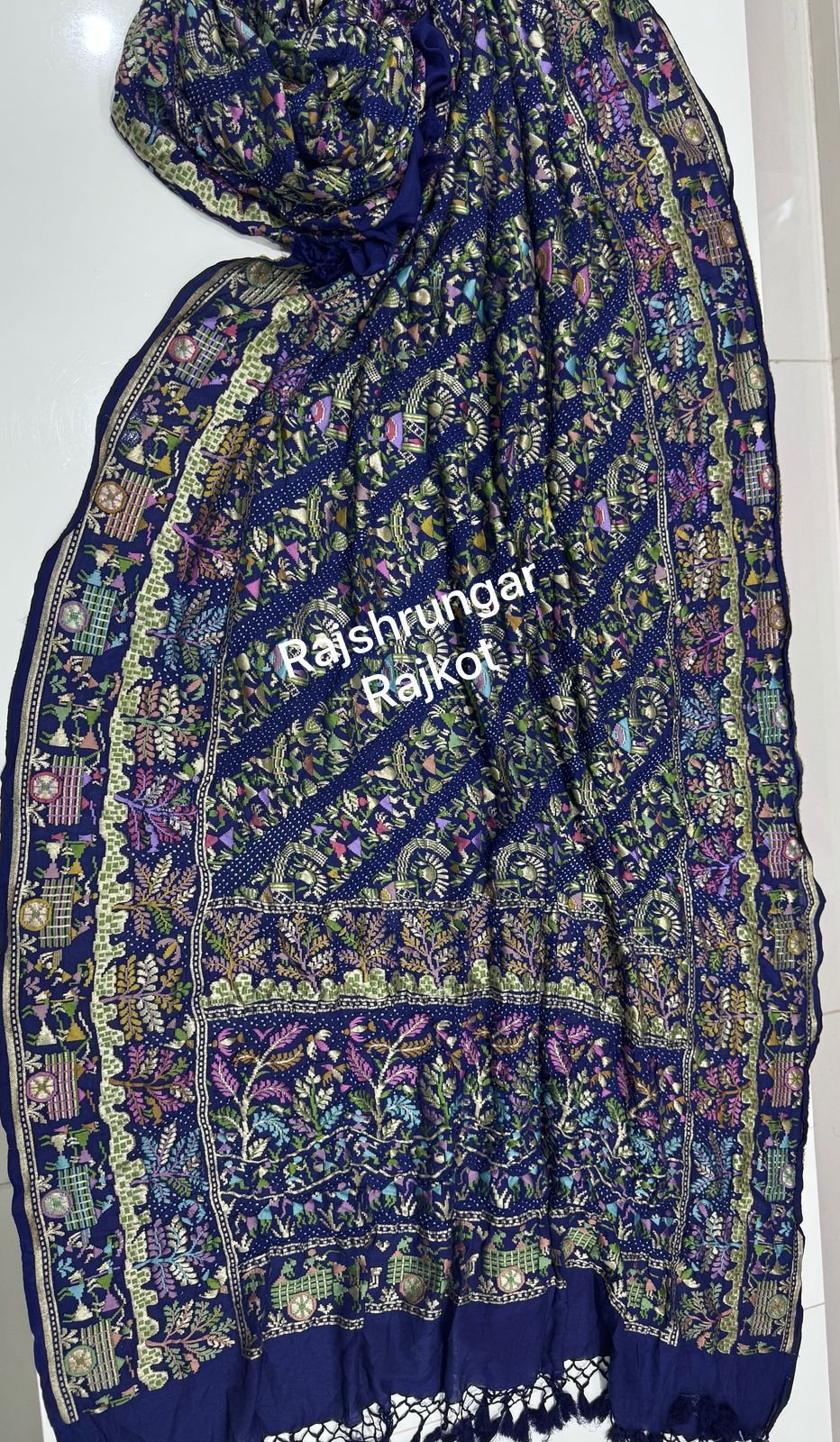 minakari duppata in pure georgette minakari duppata in pure georgette