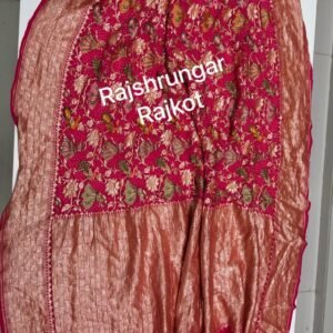 Home minakari duppata in pure georgette