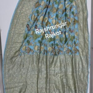 Home minakari duppata in pure georgette
