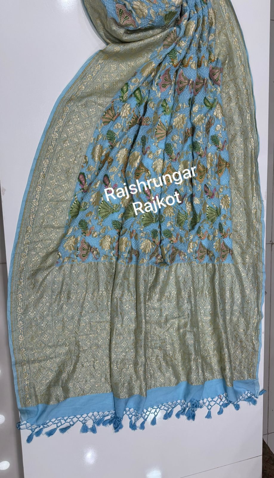 minakari duppata in pure georgette minakari duppata in pure georgette