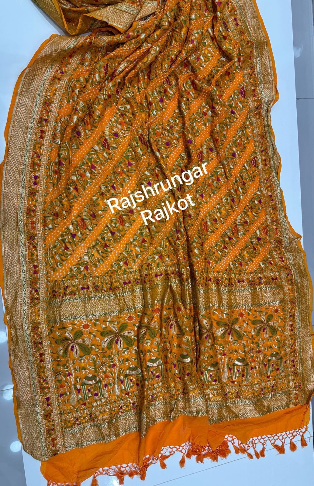 minakari duppata in pure georgette minakari duppata in pure georgette