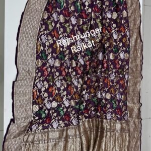 Home minakari duppata in pure georgette