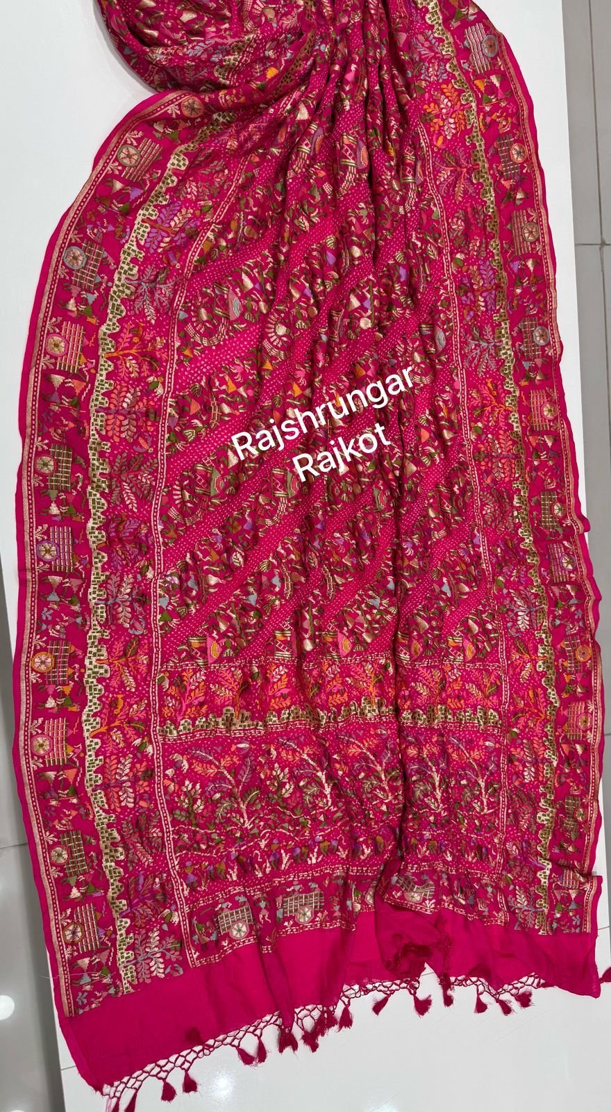 minakari duppata in pure georgette minakari duppata in pure georgette