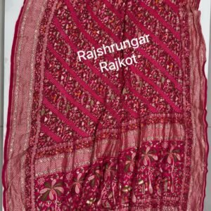 Home minakari duppata in pure georgette