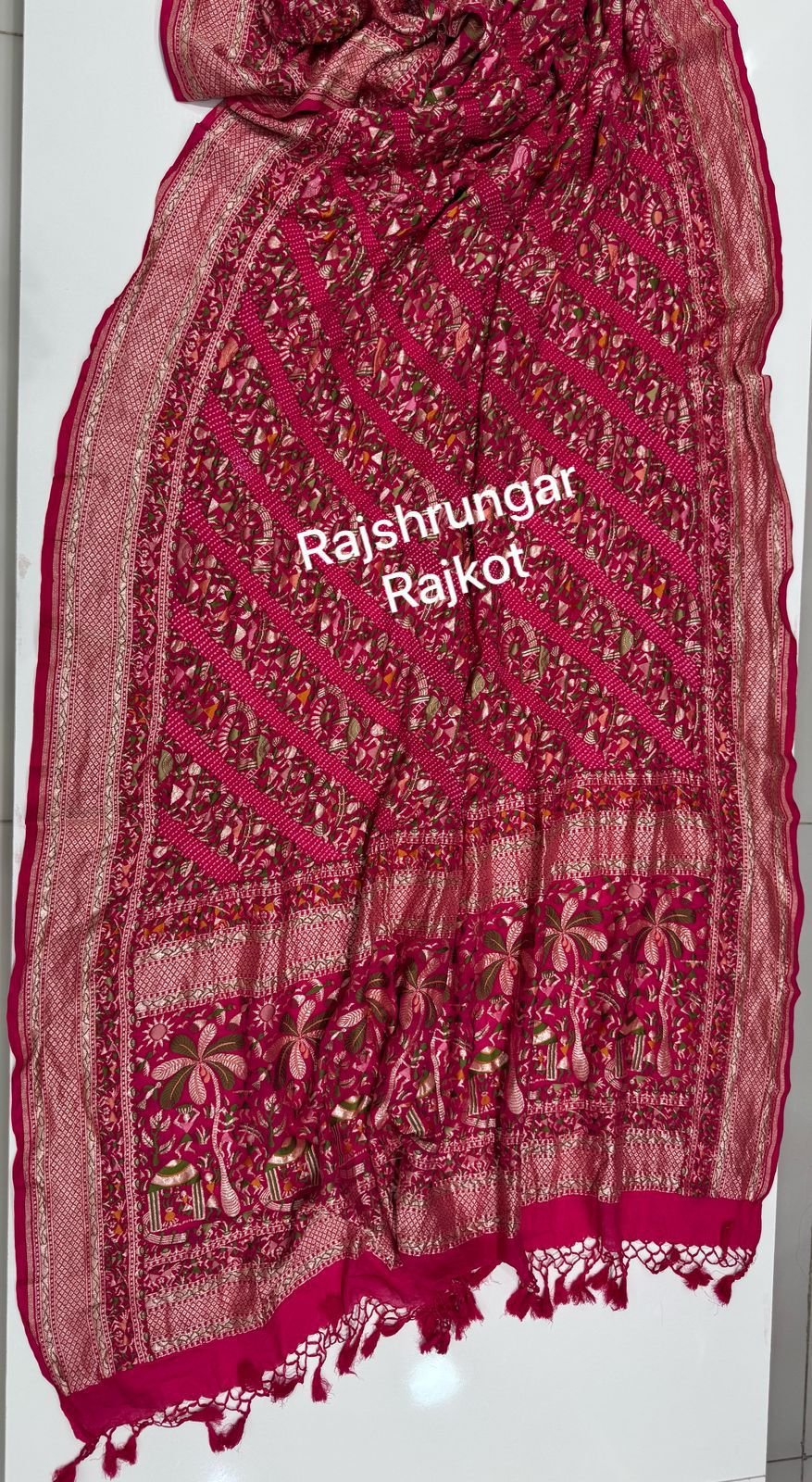 minakari duppata in pure georgette minakari duppata in pure georgette